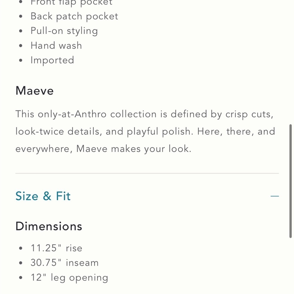 Anthropologie Maeve Silk Pull On Pants new wtag Colorful Women's Floral pants - Picture 6 of 7